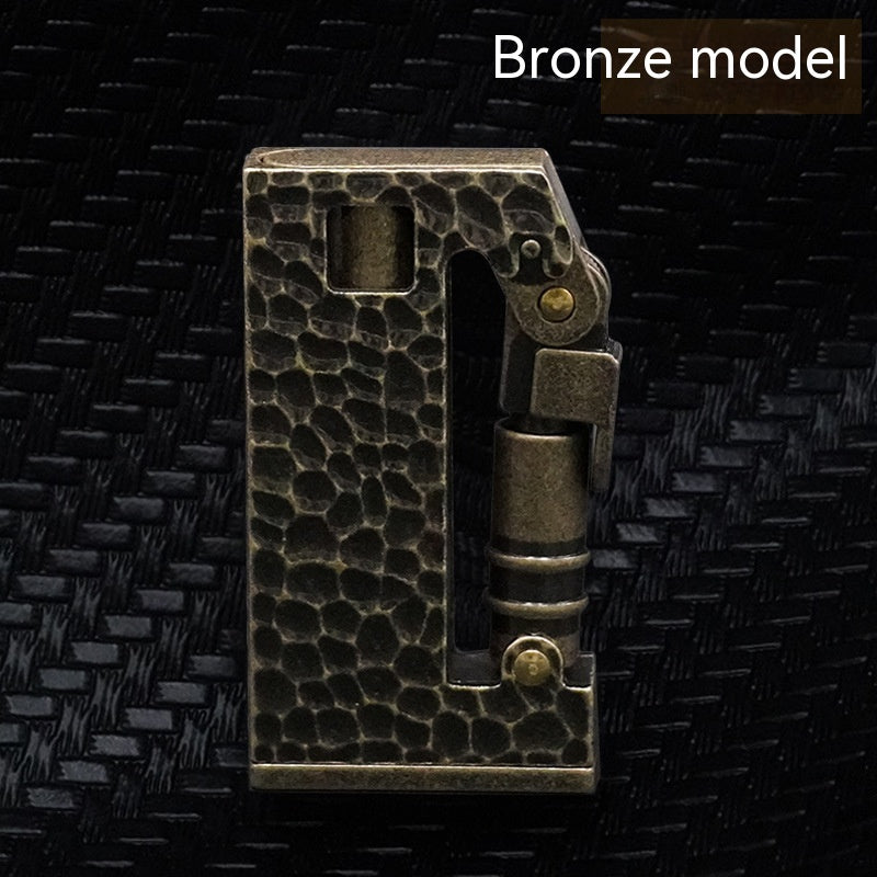 Meteorite Machete Kerosene Lighter | Metal Grinding-Wheel Ignition | Refillable Vintage Flame Lighter for Candles & Collectors