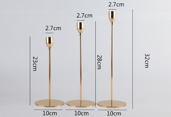 Sleek Metal Candle Pedestal | Minimalist Single-Candle Display Stand | Modern Home Décor Accent