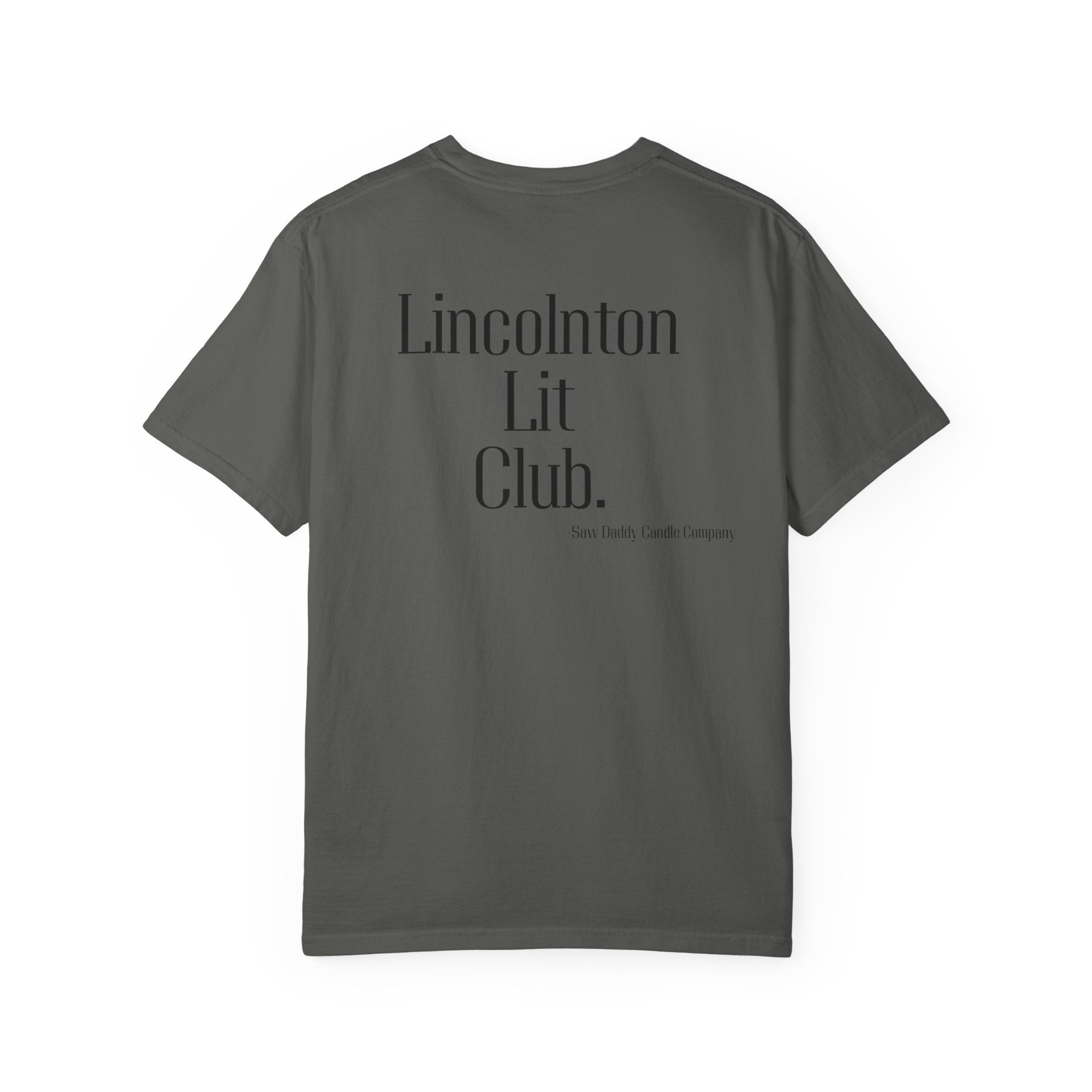 Lincolnton Lit Club T-Shirt — Literary Book Club Tee with 'Saw Shady' Chest Graphic