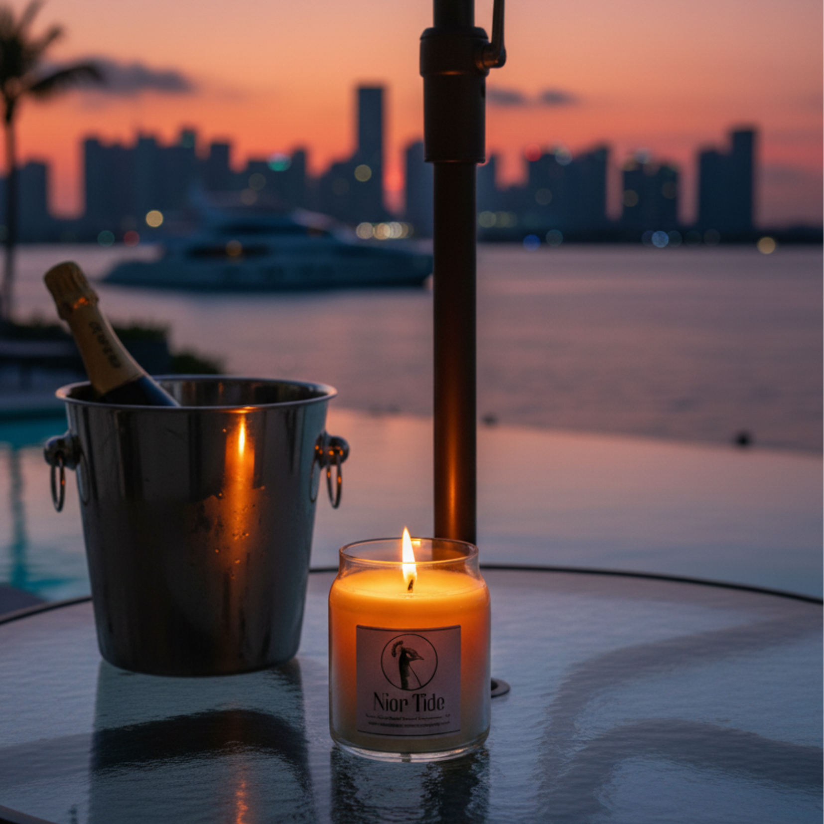 Noir Tide | Aquatic Exotic Luxury Candle | Home Ambience & Gifting