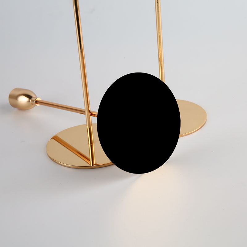 Sleek Metal Candle Pedestal | Minimalist Single-Candle Display Stand | Modern Home Décor Accent