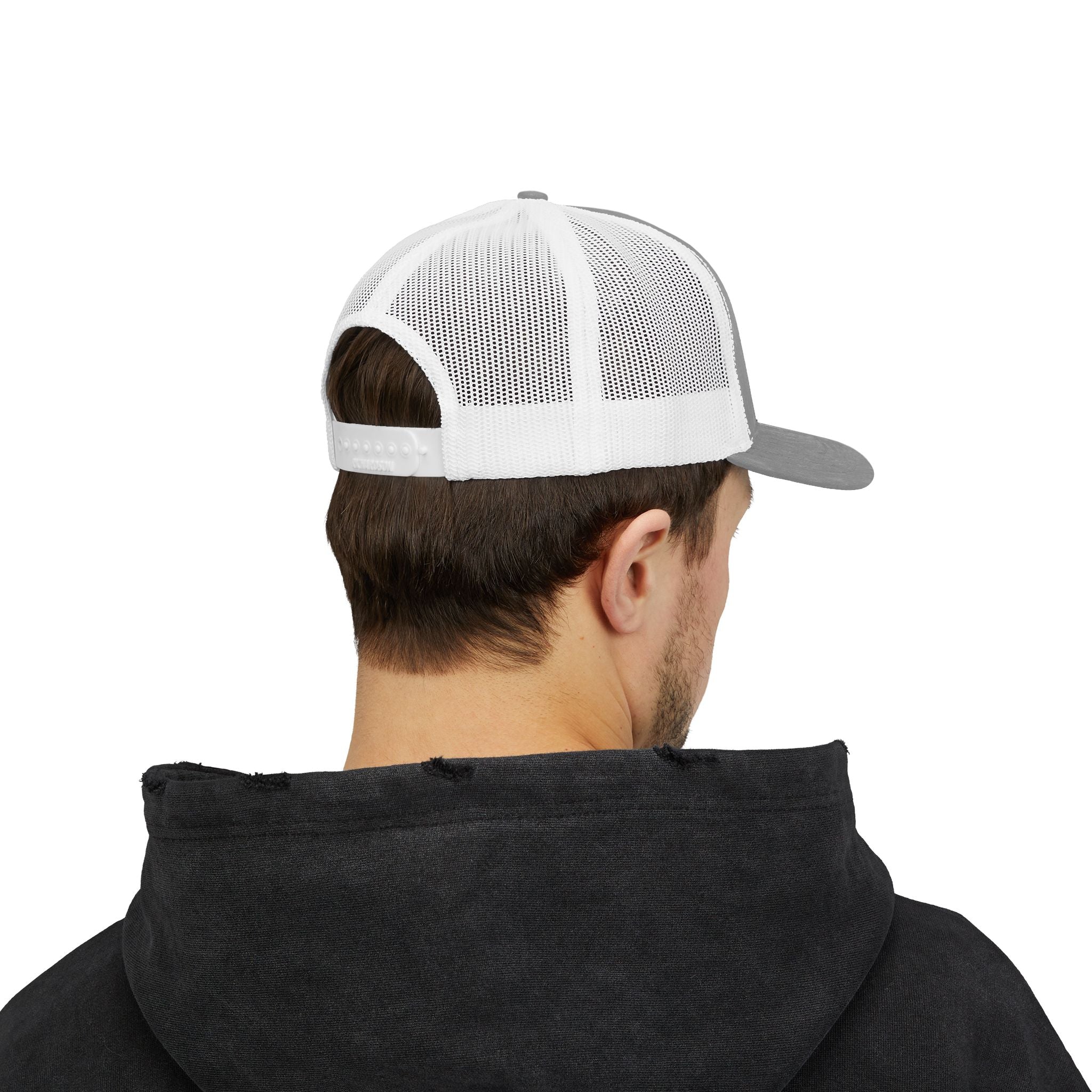 Lincolnton Lit Club | White Trucker Hat | Saw Daddy Candle Company