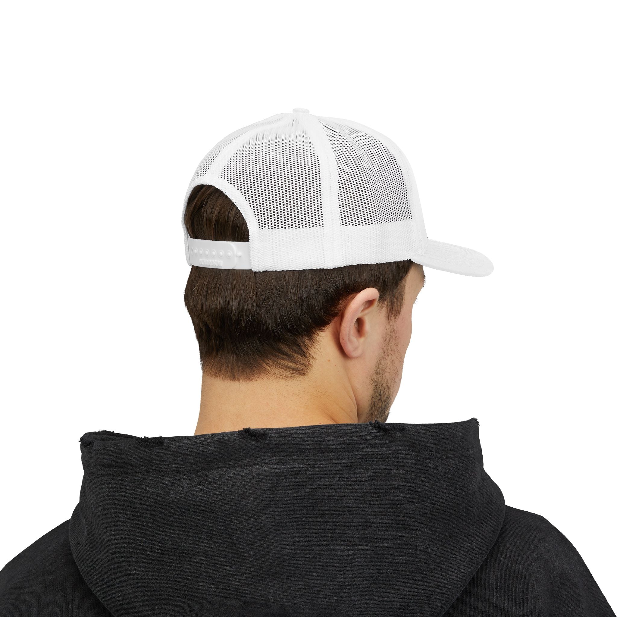Lincolnton Lit Club | White Trucker Hat | Saw Daddy Candle Company