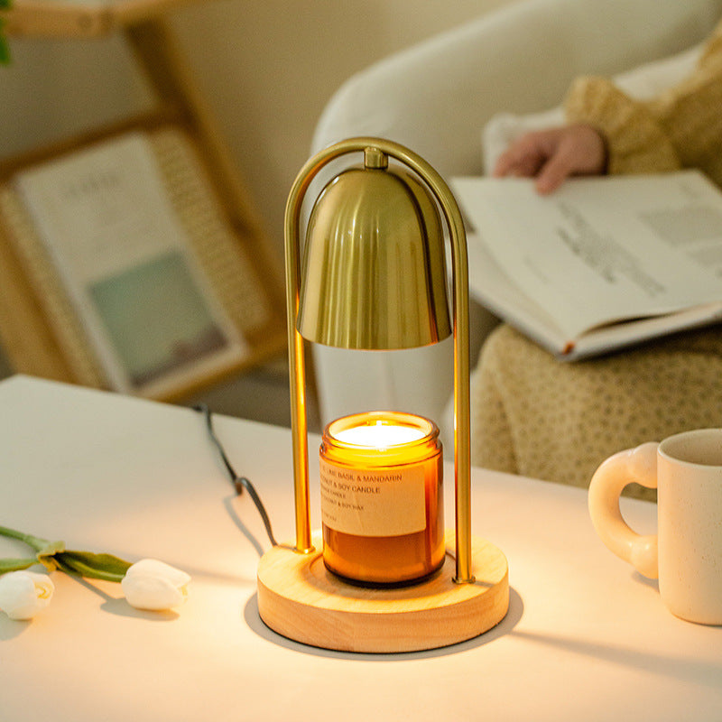 Aromatherapy Candle Warmer Lamp | Dimmable Melting Light for Bedroom | Modern Flameless Scent Lamp & Cozy Ambient Décor
