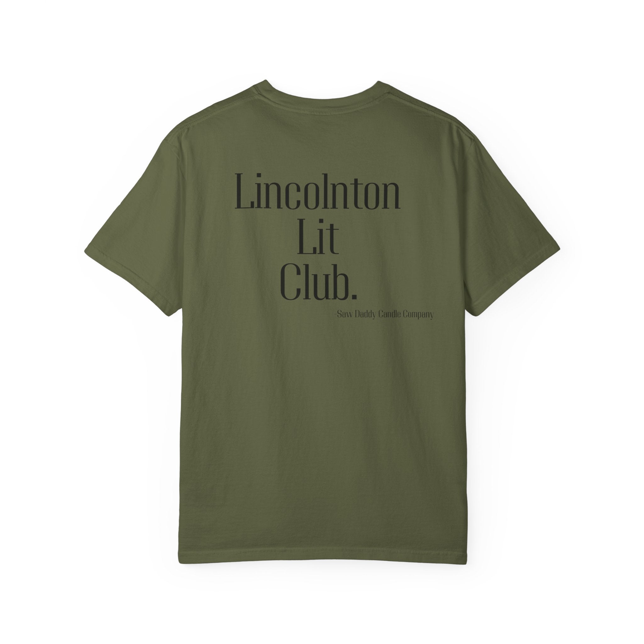 Lincolnton Lit Club T-Shirt — Literary Book Club Tee with 'Saw Shady' Chest Graphic