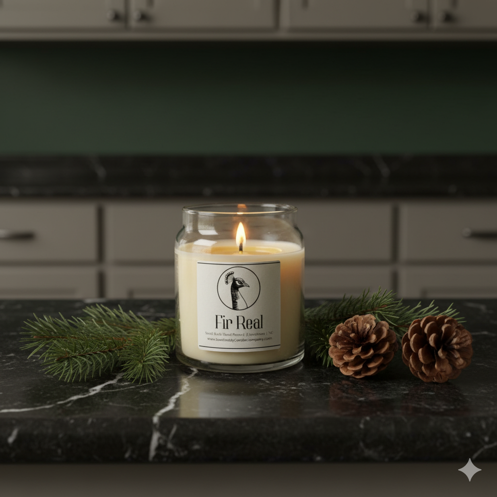 Fir Real | Woodsy Evergreen Luxury Candle | Home Ambience & Gifting
