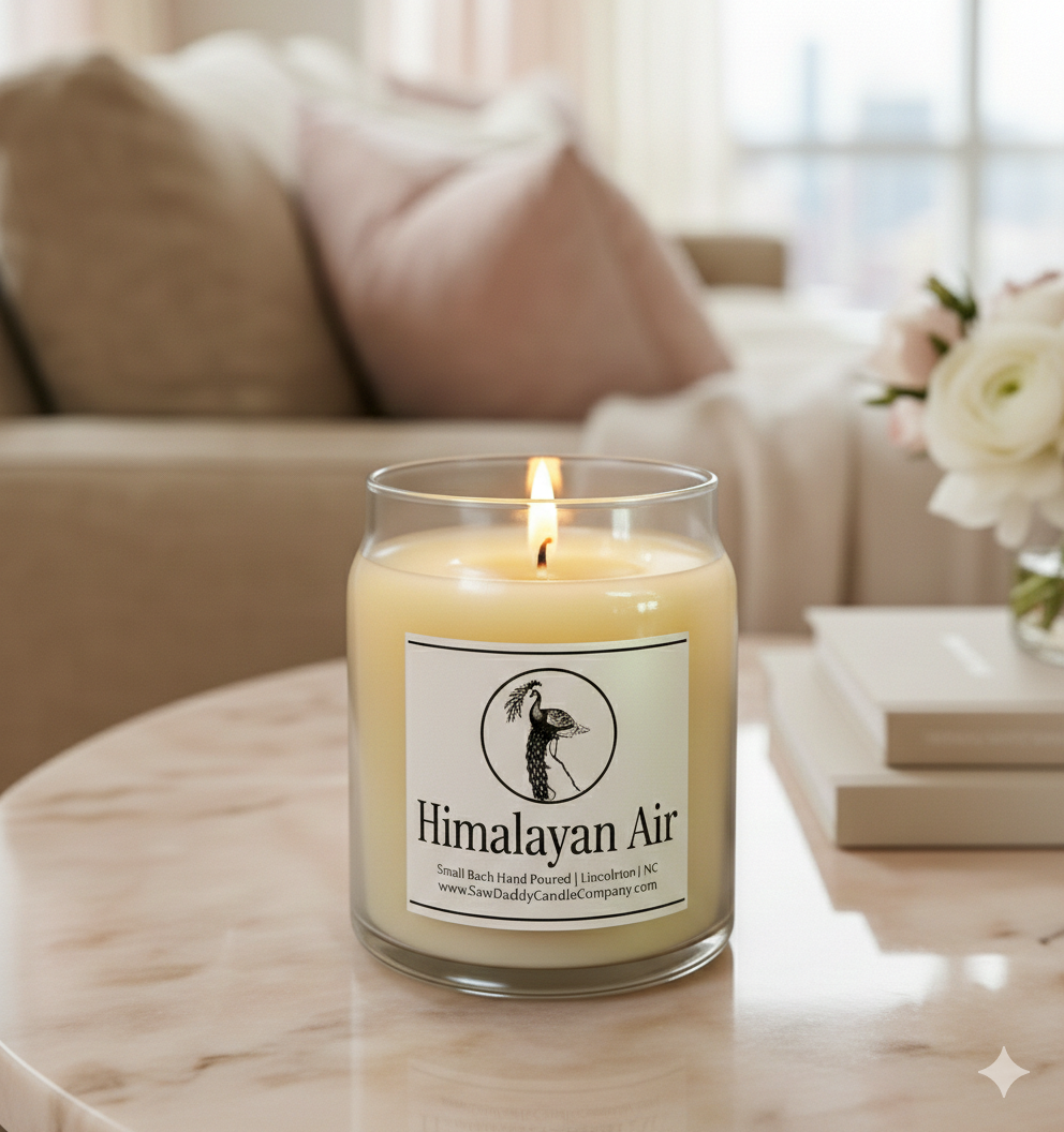 Himalayan Air Candle | Fresh Bamboo & Citrus Spa Scent | Artisan Soy Wax Candle