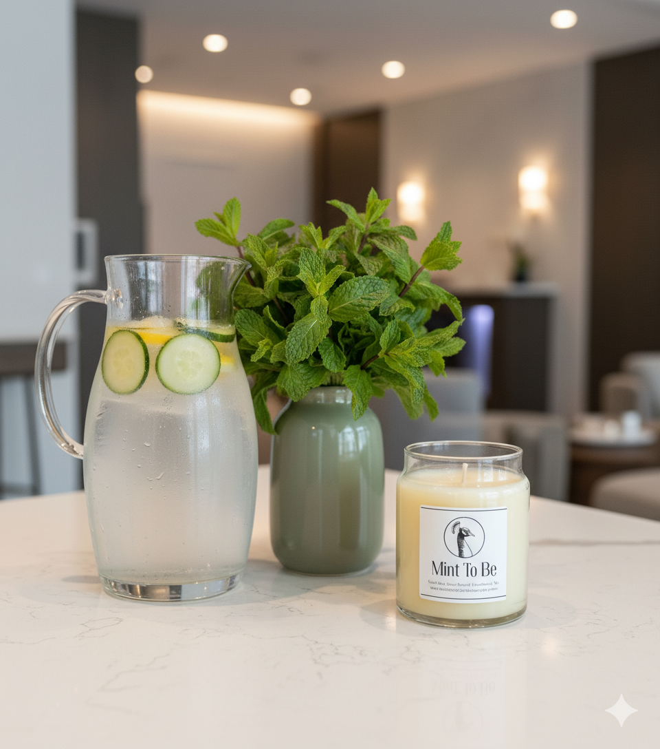 Mint to Be | Peppermint & Eucalyptus Candle | Artisan Wax Home Fragrance