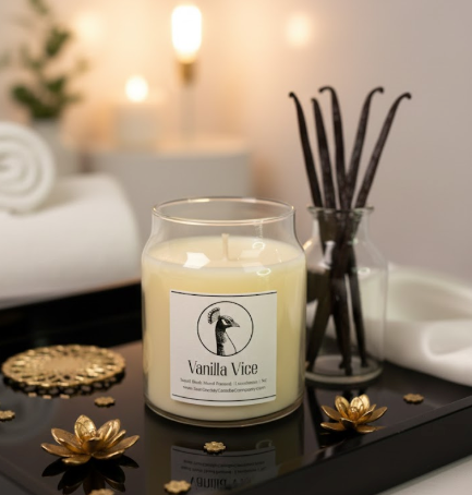 Vanilla Vice | Warm Gourmand Luxury Candle | Home Ambience & Gifting